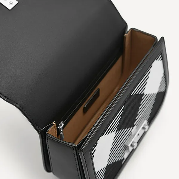 Túi Xách Tay Nữ Pedro Studio Abbey Woven Handbag Black 55210037-1 Màu Đen