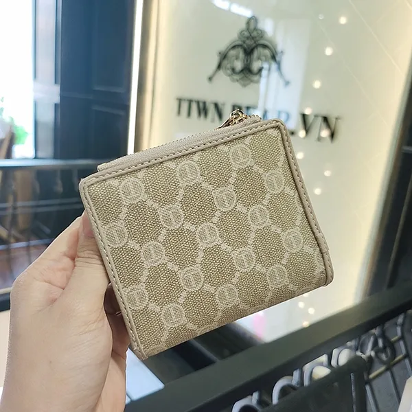 Ví Gập Nữ TTWN BEAR TT2377 Màu Ghi Lưới S