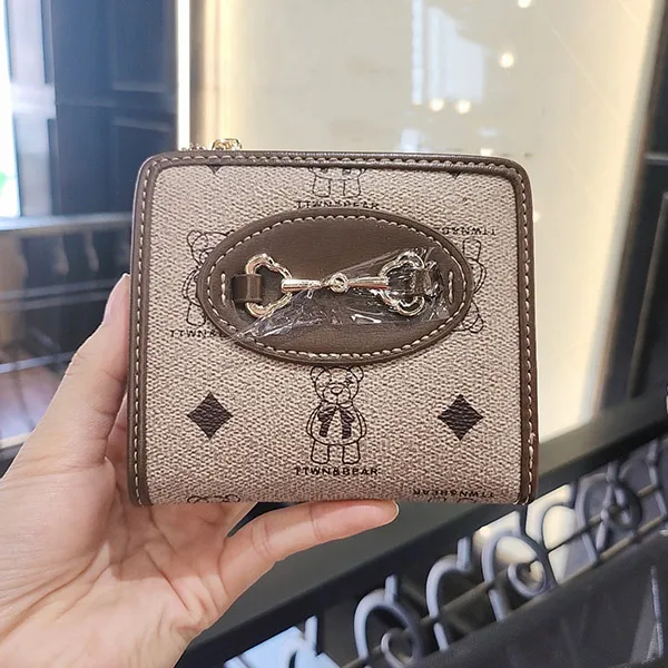 Ví Gập Nữ TTWN BEAR TT2377 Màu Xám S