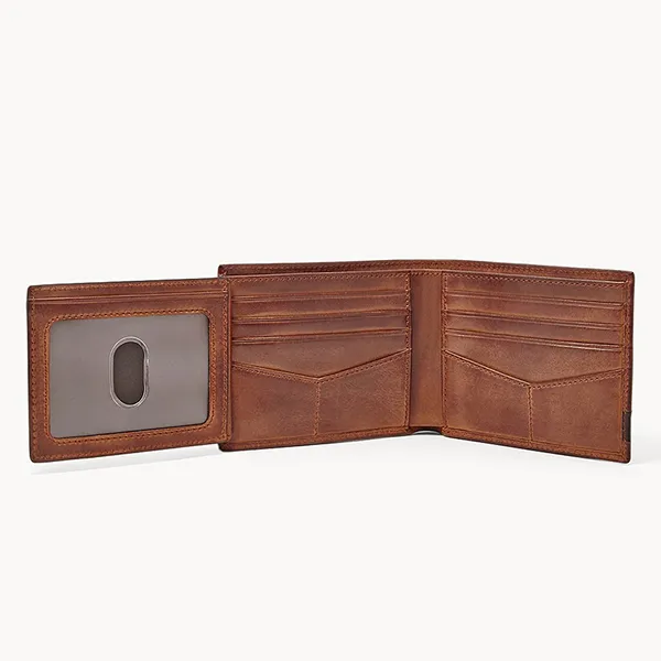 Ví Nam Fossil Quinn Flip ID Bifold ML3644200 Màu Nâu - Túi xách - Vua Hàng Hiệu