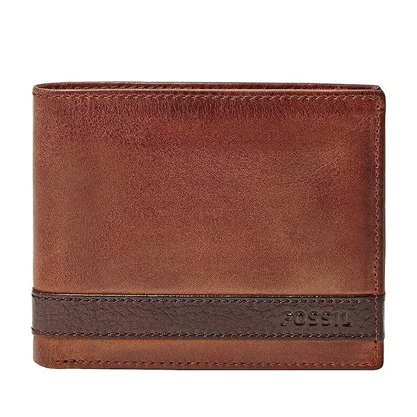 Ví Nam Fossil Quinn Flip ID Bifold ML3644200 Màu Nâu - Túi xách - Vua Hàng Hiệu