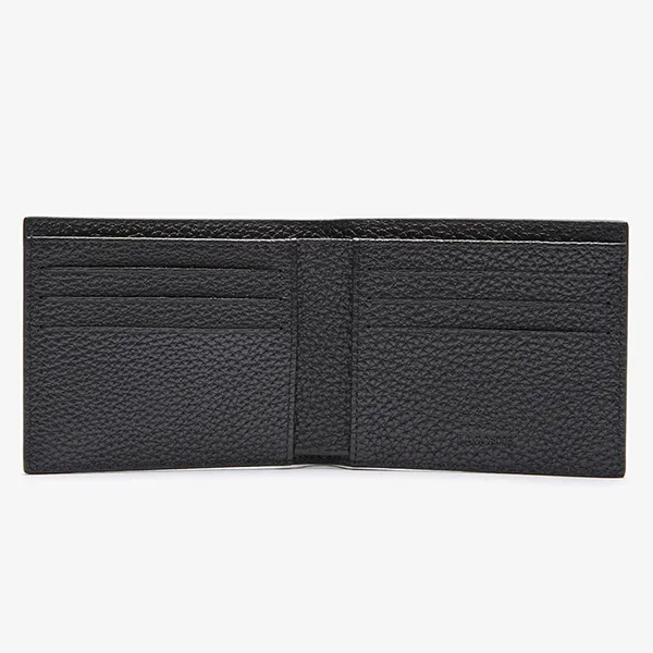 Ví Nam Lacoste Men's Soft Matte Full-Grain Leather Folding Wallet NH3316SQ000 Màu Đen - Túi xách - Vua Hàng Hiệu
