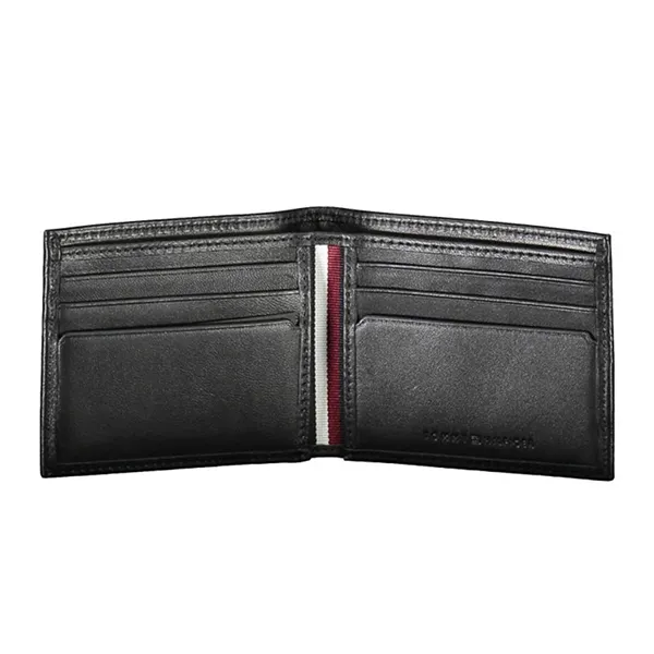 Ví Nam Tommy Hilfiger Leather Small Wallet AM0AM10241_NERO_BDS Màu Đen - Túi xách - Vua Hàng Hiệu