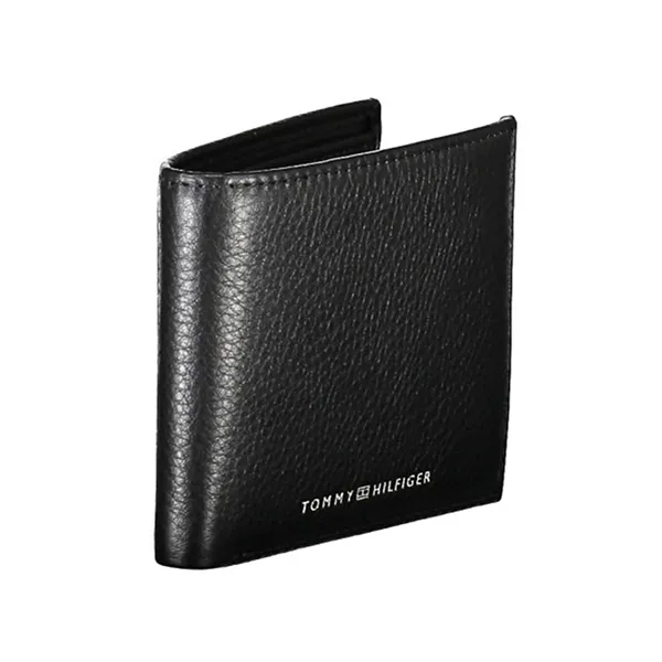 Ví Nam Tommy Hilfiger Leather Small Wallet AM0AM10241_NERO_BDS Màu Đen - Túi xách - Vua Hàng Hiệu