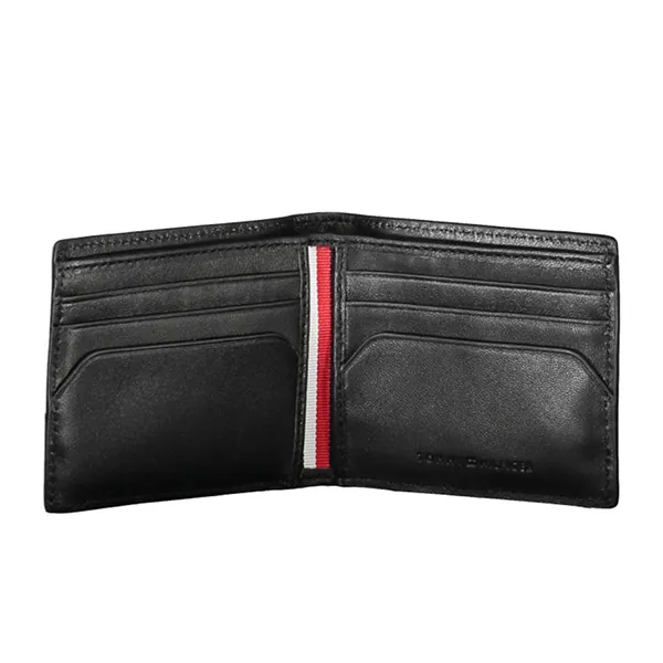 Ví Nam Tommy Hilfiger Th Business Leather Wallet AM0AM10981_NERO_BDS Màu Đen - Túi xách - Vua Hàng Hiệu