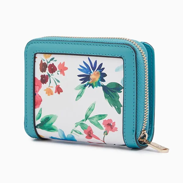 Ví Nữ Lyn Abigale Zip Short Wallets LL23FWF033 Màu Xanh Green