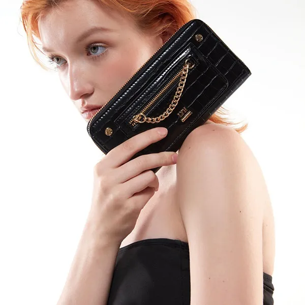 Ví Nữ Lyn Chella Long Wallets LL23FWF045 Màu Đen