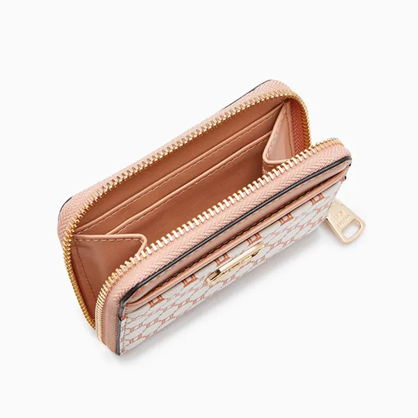 Ví Nữ Lyn Lelis Zip Short Wallets LL23FWS004 Màu Nude