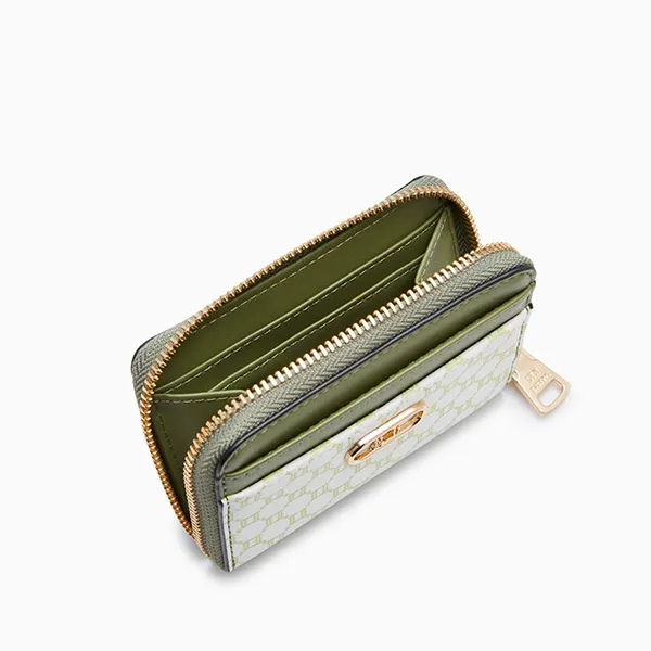 Ví Nữ Lyn Lelis Zip Short Wallets LL23FWS004 Màu Xanh Green - Túi xách - Vua Hàng Hiệu