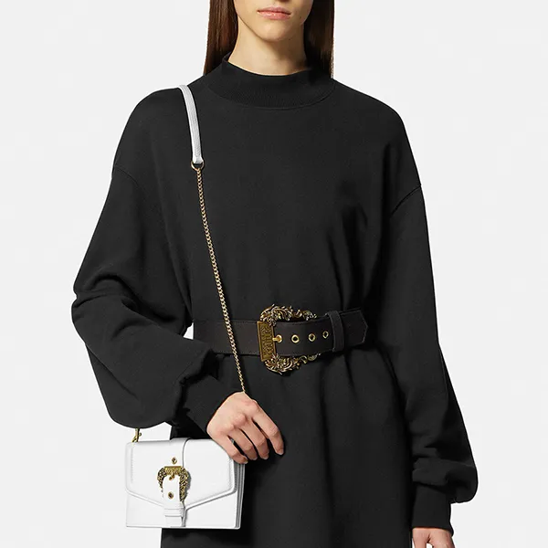Túi Đeo Chéo Nữ Versace Jeans Couture Clutch 75VA5PF6 ZS413 003 Màu Trắng
