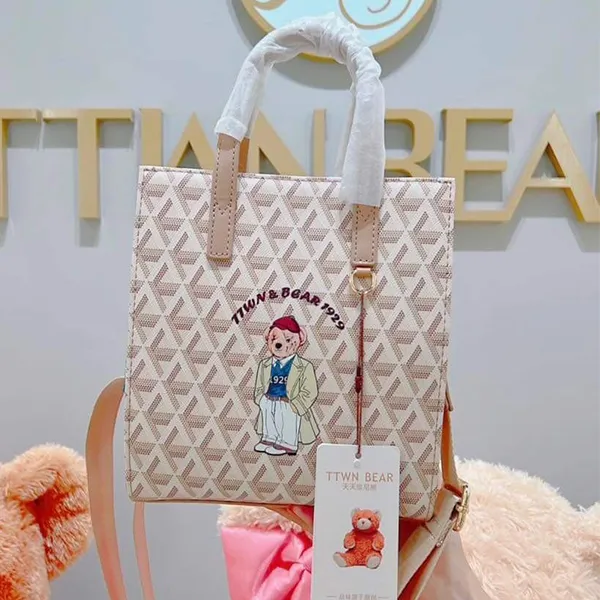 Túi Xách Tay Nữ TTWN BEAR TN3031 Màu Vàng Be