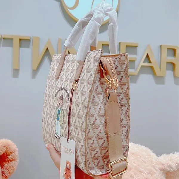 Túi Xách Tay Nữ TTWN BEAR TN3031 Màu Vàng Be