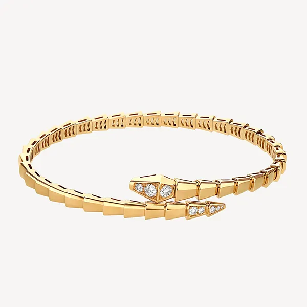 Vòng Đeo Tay Nữ Jewery Luxury Serpenti Viper Bracelet Yellow Gold 357825 Màu Vàng Gold - Trang sức - Vua Hàng Hiệu