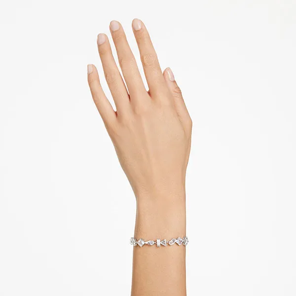 Vòng Đeo Tay Nữ Swarovski Mesmera Bracelet Mixed Cuts, White, Rhodium Plated 5661529 Màu Trắng - Trang sức - Vua Hàng Hiệu