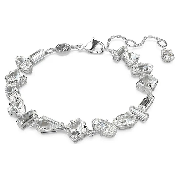 Vòng Đeo Tay Nữ Swarovski Mesmera Bracelet Mixed Cuts, White, Rhodium Plated 5661529 Màu Trắng - Trang sức - Vua Hàng Hiệu