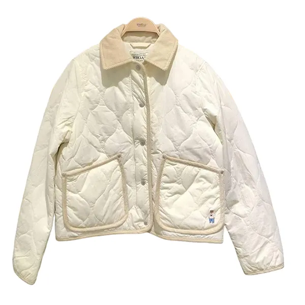 Áo Khoác Nữ WHOAU Trần Trám Màu Trắng Size M