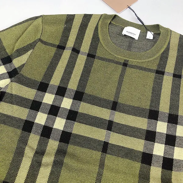 Áo Len Nam Burberry Wells Knit T-shirt Màu Xanh Green Size M - Thời trang - Vua Hàng Hiệu