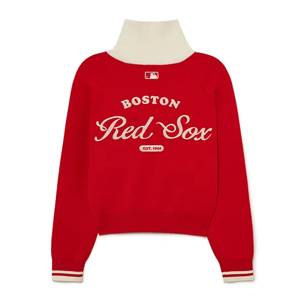 Áo Len Nữ MLB Varsity Boston Red Sox 3FKPV0134-43RDL Màu Đỏ - Thời trang - Vua Hàng Hiệu