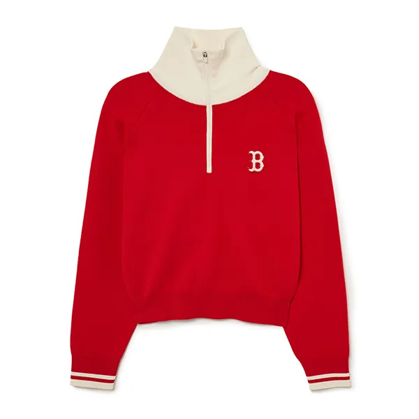 Áo Len Nữ MLB Varsity Boston Red Sox 3FKPV0134-43RDL Màu Đỏ - Thời trang - Vua Hàng Hiệu