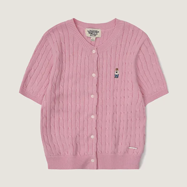 Áo Len Nữ WHOAU Steve Twist WHCKD2401F Màu Hồng Size S - Thời trang - Vua Hàng Hiệu