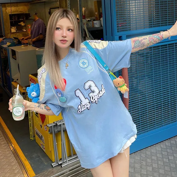 Áo Phông 13 De Marzo CARE BEARS Hug Squad T-shirt Placid Màu Xanh Blue - Thời trang - Vua Hàng Hiệu
