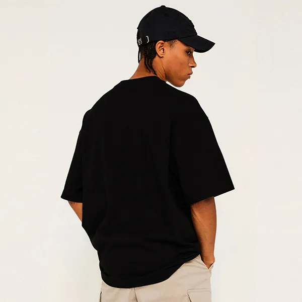 Áo Phông LifeWork Embroidered Mono Figure Short-Sleeved T-Shirt LW232TS419 Màu Đen