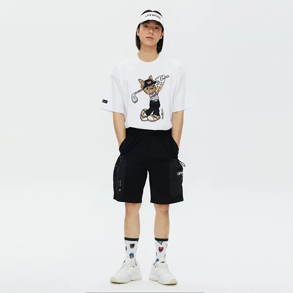 Áo Phông LifeWork Golf Hipdok Short-Sleeved T-Shirt LW232TS406 Màu Trắng Size M