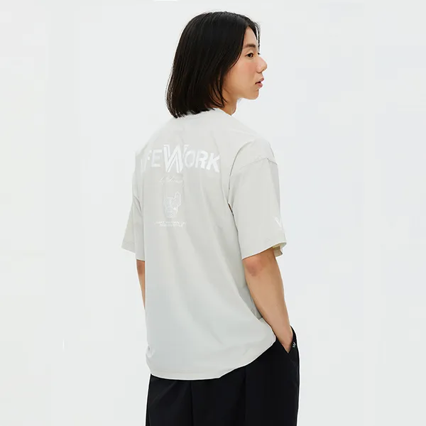Áo Phông LifeWork Venturi Ladok Wappen Short-Sleeved T-Shirt LW232TS491 Màu Vàng Cát - Thời trang - Vua Hàng Hiệu