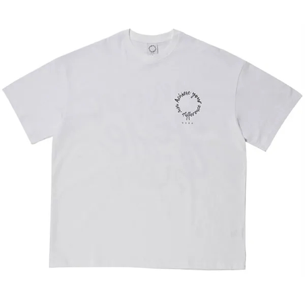 Áo Phông Mariagedebien MGDB White Tshirt Màu Trắng Logo Đen