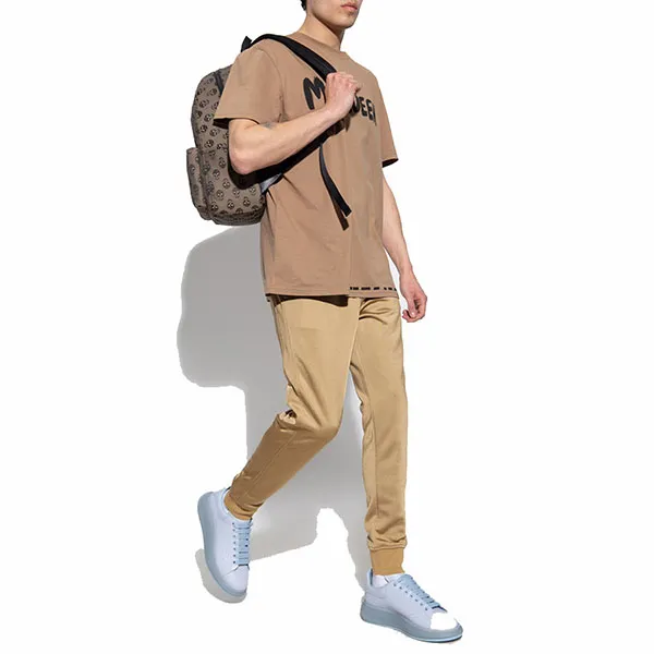 Áo Phông Nam Alexander Mcqueen Brown Logo TShirt 622104 QTZ57-0916 Màu Nâu - Thời trang - Vua Hàng Hiệu