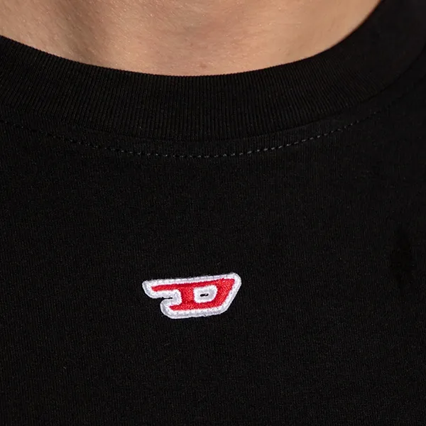 Áo Phông Nam Diesel Black With Red Logo Tshirt A04081 0GRAI/9XX Màu Đen - Thời trang - Vua Hàng Hiệu