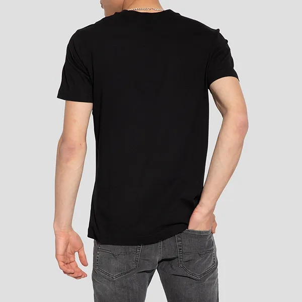 Áo Phông Nam Diesel Black With Red Logo Tshirt A04081 0GRAI/9XX Màu Đen - Thời trang - Vua Hàng Hiệu