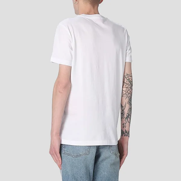 Áo Phông Nam Diesel White With Red Logo Tshirt A04081 0GRAI/100 Màu Trắng - Thời trang - Vua Hàng Hiệu