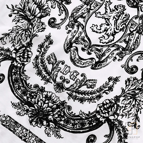 Áo Phông Nam Dolce & Gabbana D&G Cotton T-Shirt G8KBAT G7VCH Màu Trắng Size 48
