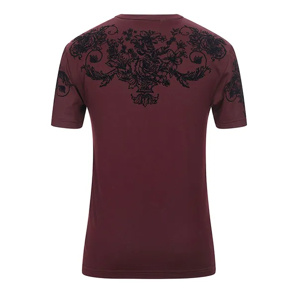 Áo Phông Nam Dolce & Gabbana D&G T-Shirt DG9375 Màu Đỏ Tía Size 44