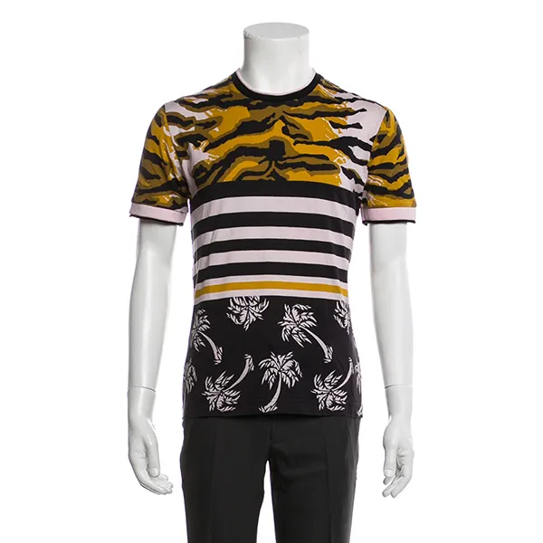 Áo Phông Nam Dolce & Gabbana D&G T-Shirt G8HA8T HP7EI HH984 Phối Màu Size 46