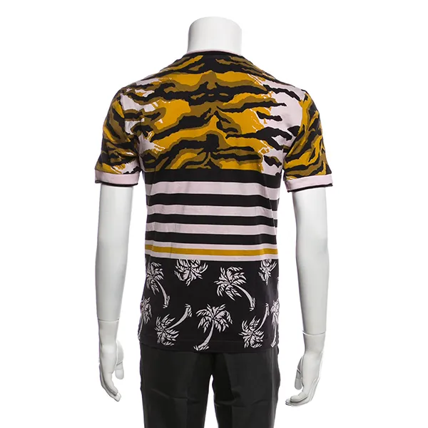 Áo Phông Nam Dolce & Gabbana D&G T-Shirt G8HA8T HP7EI HH984 Phối Màu Size 46