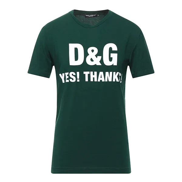 Áo Phông Nam Dolce & Gabbana D&G T-Shirt G8JX7T G7WVU S9003 Màu Xanh Lá Size 46 - Thời trang - Vua Hàng Hiệu