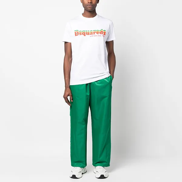 Áo Phông Nam Dsquared2 Me'n T-Shirt S71GD1253S23009100 Màu Trắng Size S