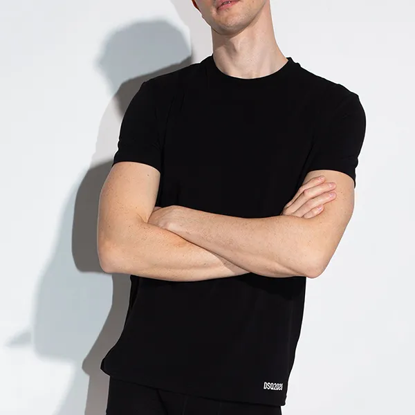 Áo Phông Nam Dsquared2 T-Shirt D9M203490 0 Màu Đen Size 48