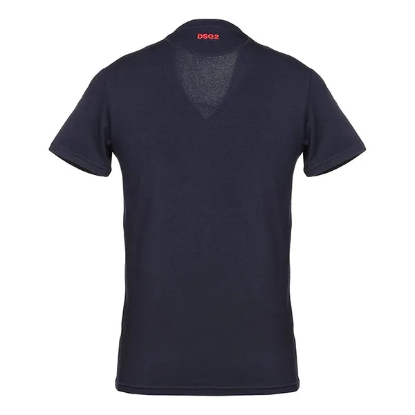 Áo Phông Nam Dsquared2 T-Shirt D9X452280 Màu Xanh Navy Size 46 - Thời trang - Vua Hàng Hiệu
