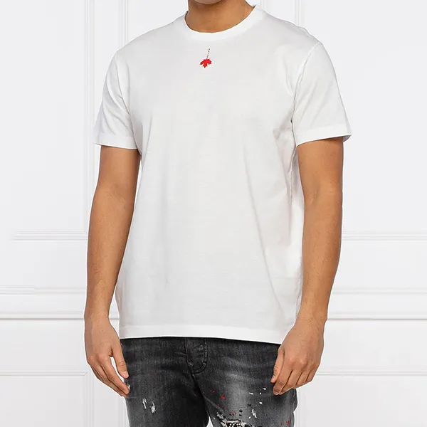 Áo Phông Nam Dsquared2 T-Shirt S71GD1023S23009100 Màu Trắng Size 48
