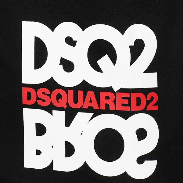 Áo Phông Nam Dsquared2 T-Shirt S71GD1063DEN Màu Đen Size 46