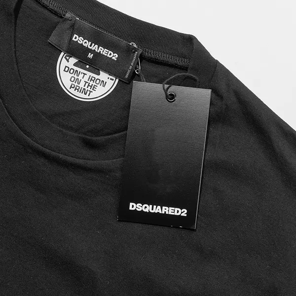 Áo Phông Nam Dsquared2 T-Shirt S71GD1063DEN Màu Đen Size 46