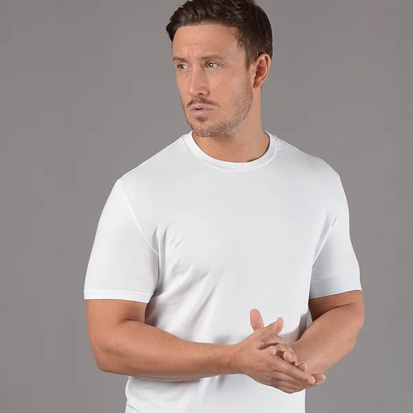 Áo Phông Nam Dsquared2 White With ICON Branding On Arm Tshirt D9M3S3590 10012 Màu Trắng Size L