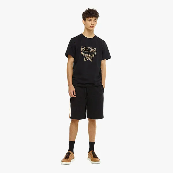 Áo Phông Nam MCM Mens Classic Logo Tshirt In Organic Cotton Black Màu Đen - Thời trang - Vua Hàng Hiệu