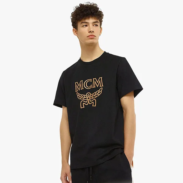 Áo Phông Nam MCM Mens Classic Logo Tshirt In Organic Cotton Black Màu Đen - Thời trang - Vua Hàng Hiệu