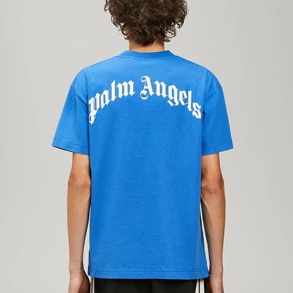 Áo Phông Nam Palm Angles Shark Tshirt Màu Xanh Blue - Thời trang - Vua Hàng Hiệu