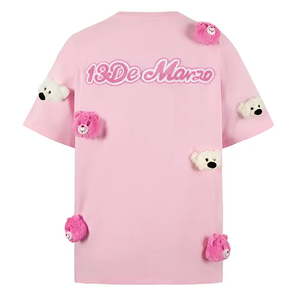 Áo Phông Nữ 13 De Marzo Care Bears Luminous TShirt Ballet Slipper Màu Hồng