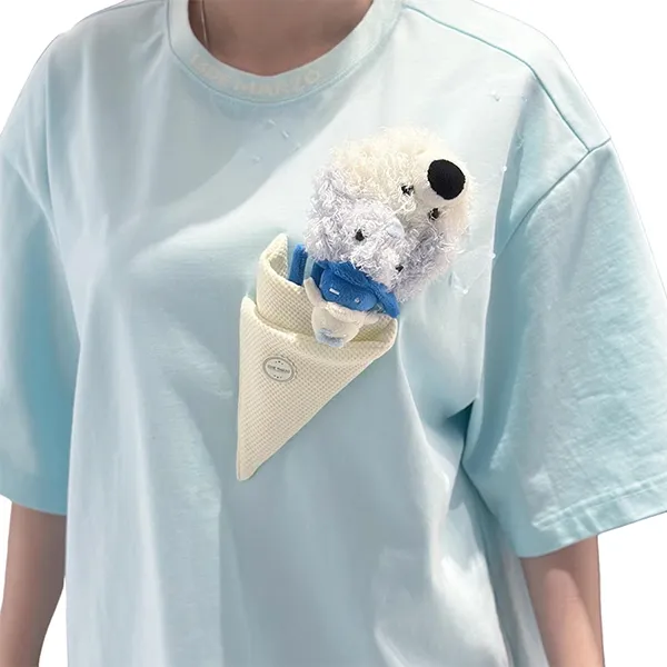 Áo Phông Nữ 13 De Marzo Ice-Cream In Blue Pastel Tshirt FR0582 00301 Màu Xanh Pastel - Thời trang - Vua Hàng Hiệu